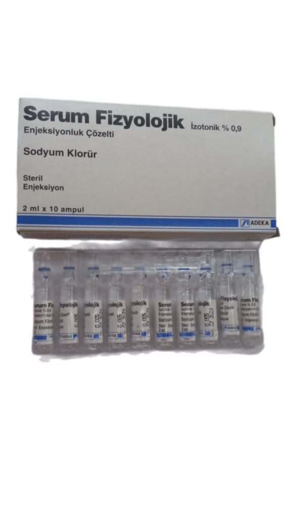 SERUM PHYSIO.%0.9 10 ML 10 AMPUL 1 SERUM PHYSIO.0.9 10 ML 10 AMPUL 25384