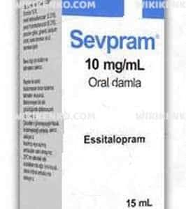 SEVPRAM 10 MG/ML 15 ML ORAL DAMLA 1 SEVPRAM 10 MG ML 15 ML ORAL DAMLA 34547