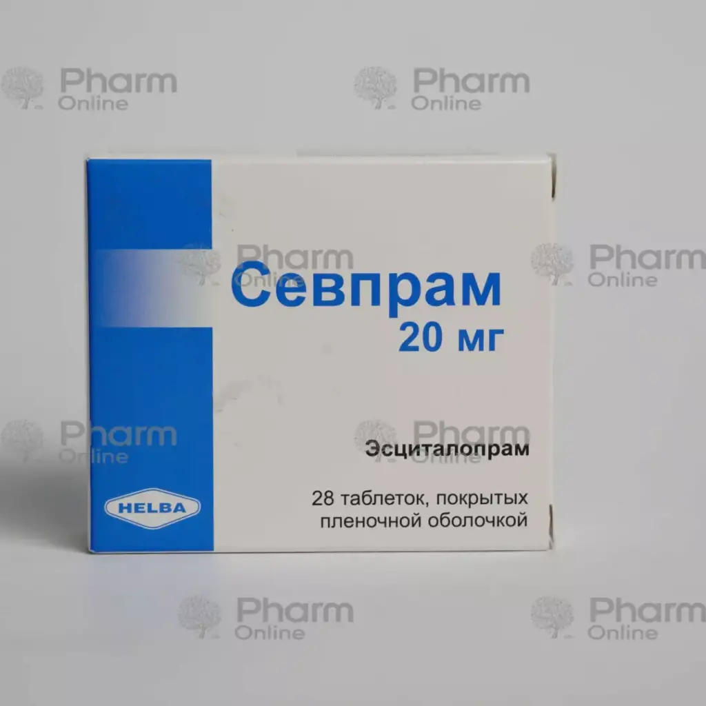 SEVPRAM 20 MG 28 FILM TABLET 1 SEVPRAM 20 MG 28 FILM TABLET 34548