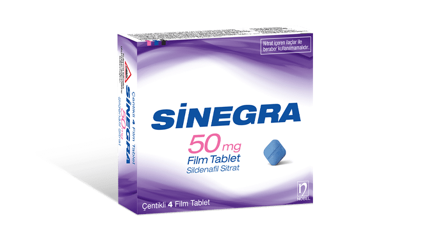 SINEGRA 50 MG 4 FILM TABLET 1 SINEGRA 50 MG 4 FILM TABLET 25448