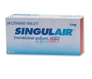 SINGULAIR 4 MG CIGNEME TABLETI (28 TABLET) 1 SINGULAIR 4 MG CIGNEME TABLETI 28 TABLET 25452