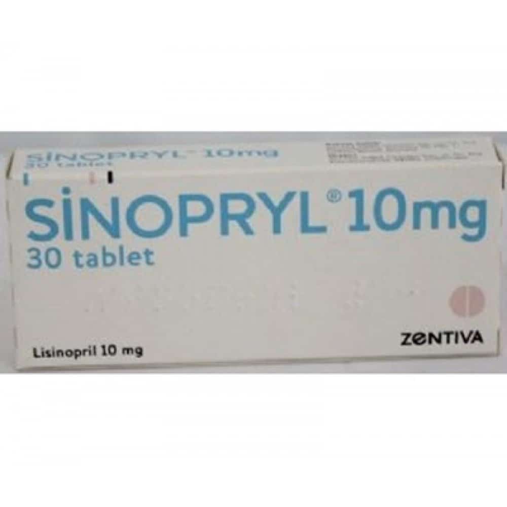 SINOPRYL 10 MG 30 TABLET 1 SINOPRYL 10 MG 30 TABLET 25459