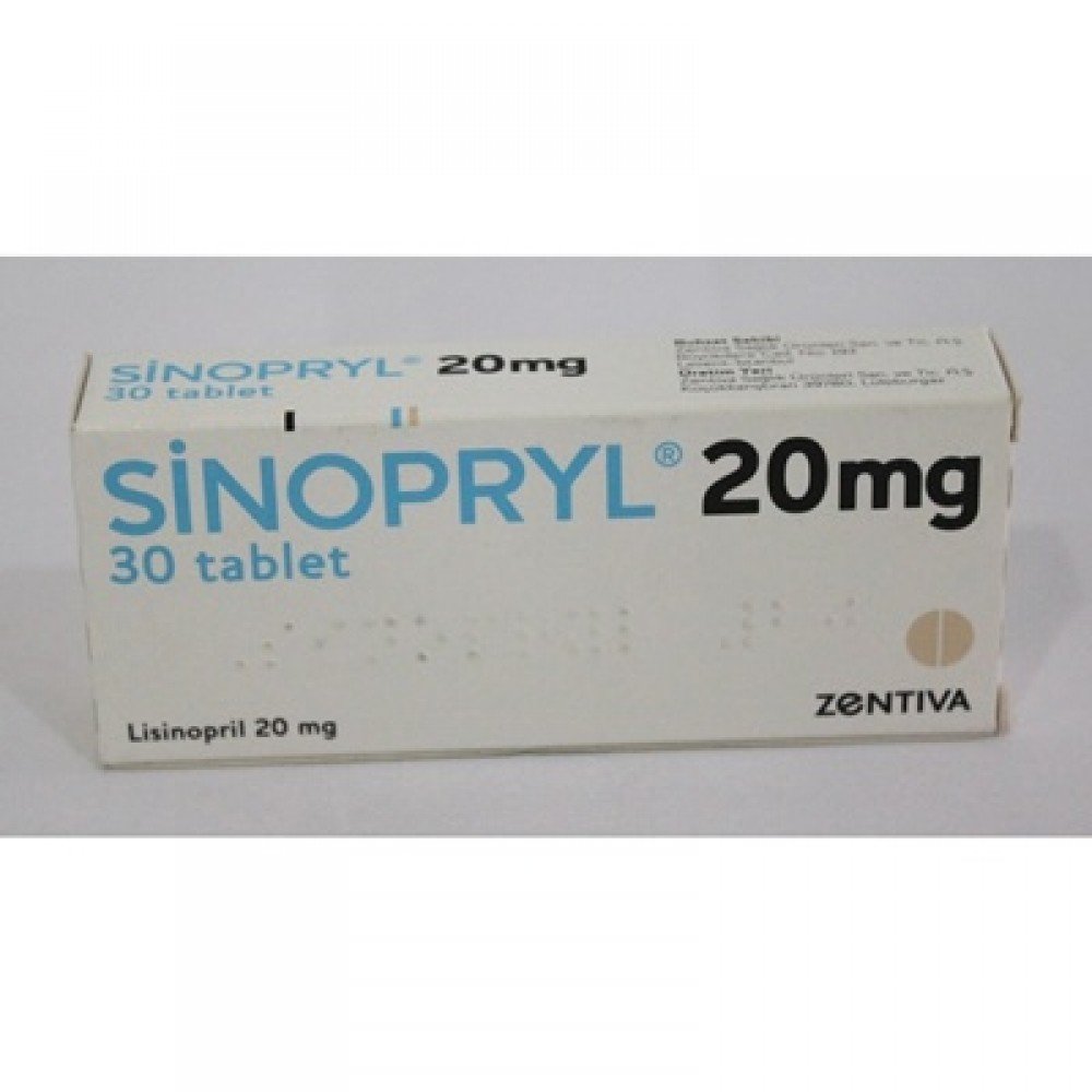 SINOPRYL 20 MG 30 TABLET 1 SINOPRYL 20 MG 30 TABLET 25460