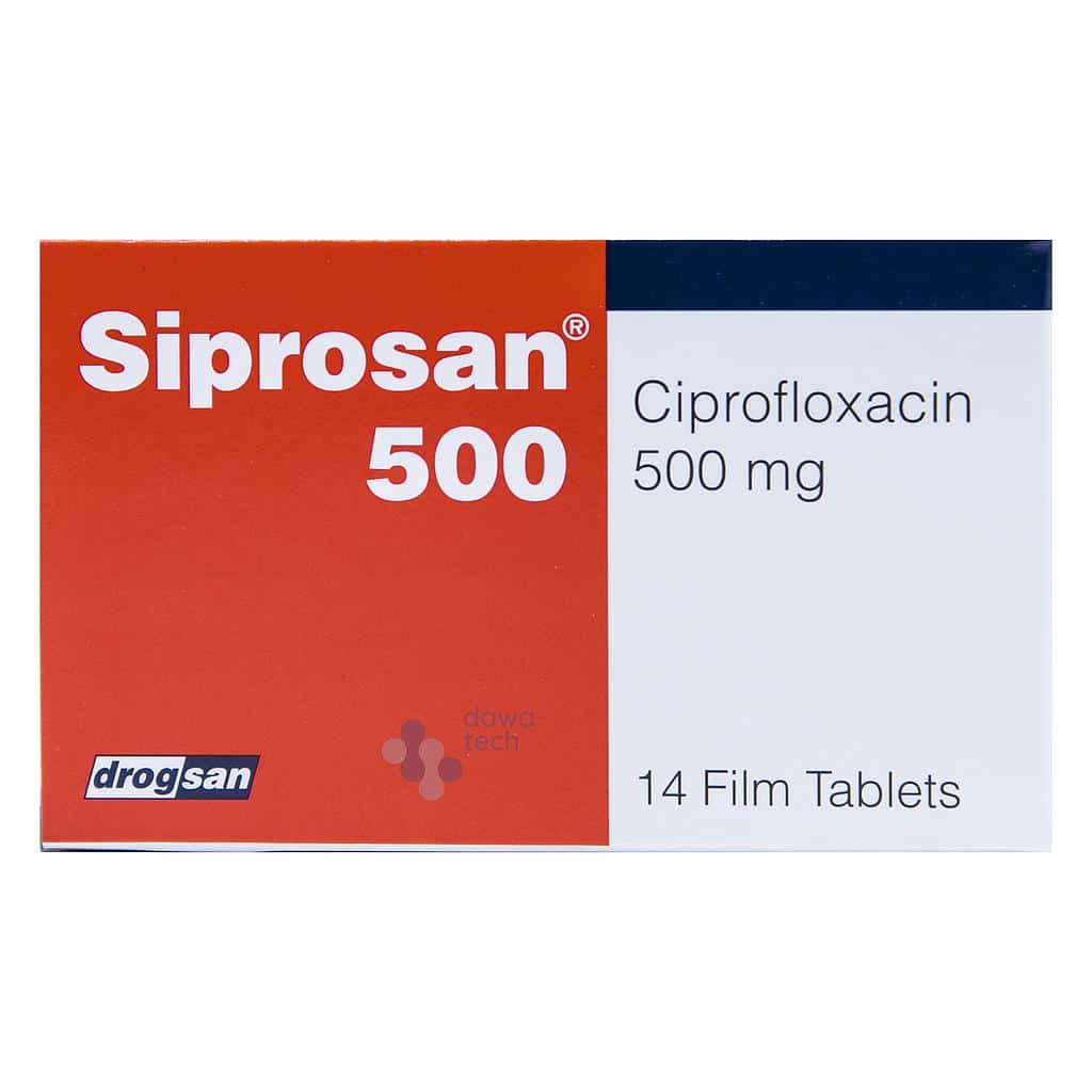 SIPROSAN 500 MG 14 FILM TABLET 25471