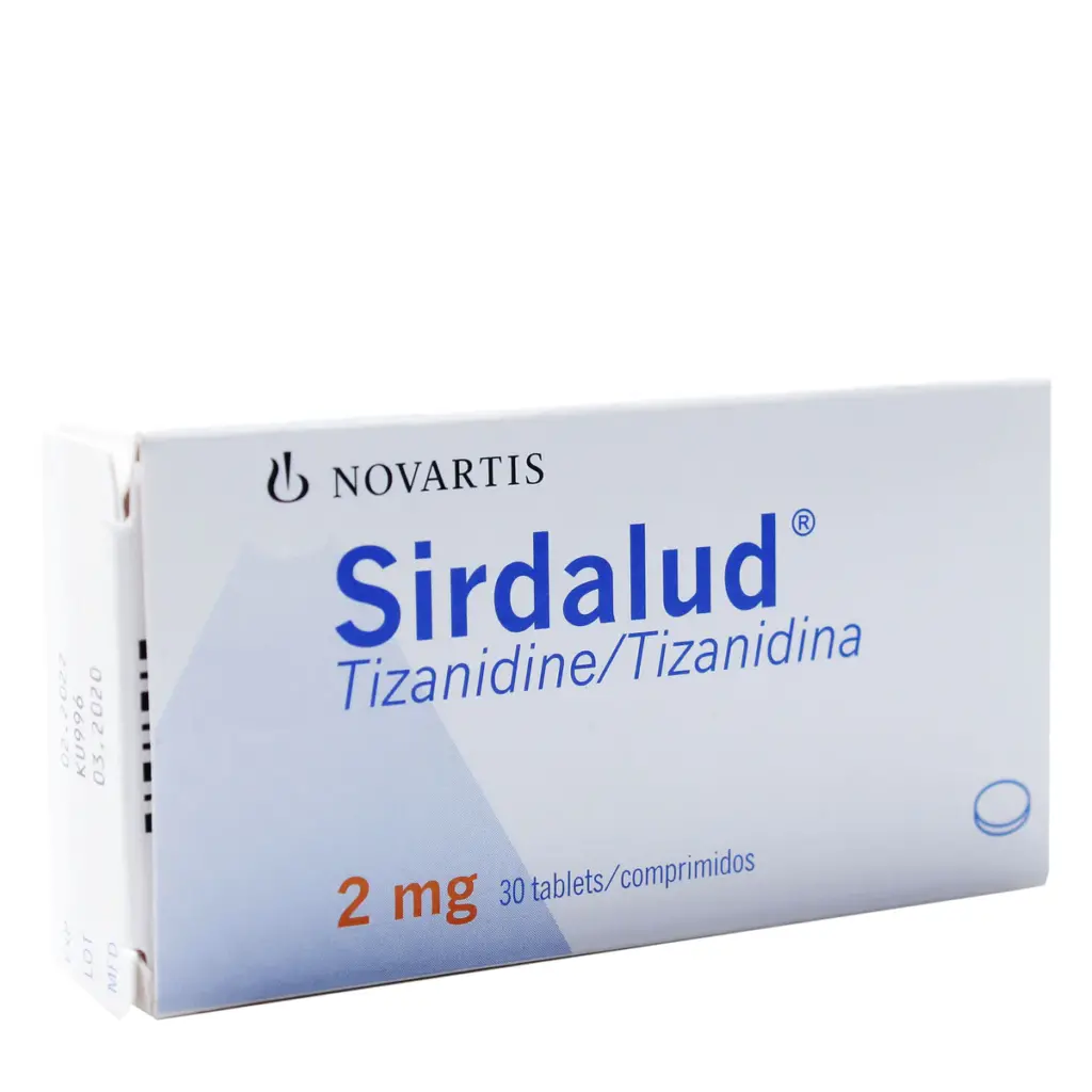 SIRDALUD 2 MG 30 TABLET 1 SIRDALUD 2 MG 30 TABLET 34628
