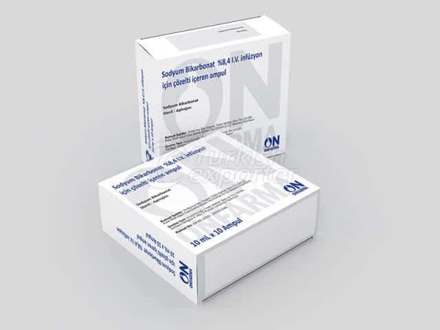 SODYUM BICAR.%8.4 10 ML 10 AMPUL 1 SODYUM BICAR.8.4 10 ML 10 AMPUL 34663