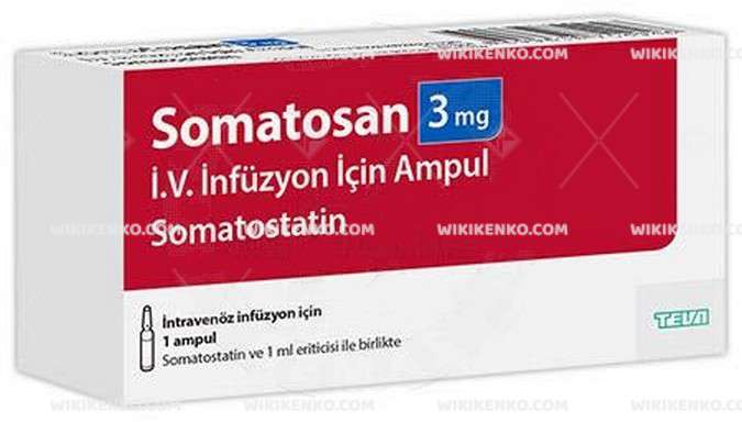 SOMATOSAN 3 MG IV INFUZYON ICIN 1 AMPUL 1 SOMATOSAN 3 MG IV INFUZYON ICIN 1 AMPUL 34684
