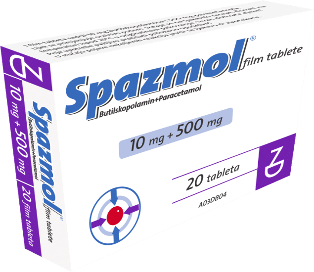 SPAZMOL PLUS 20 FILM TABLET 1 SPAZMOL PLUS 20 FILM TABLET 25538