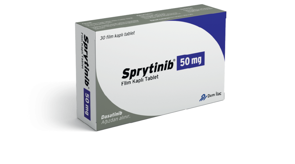 SPRYTINIB 50 MG FILM KAPLI TABLET (30 TABLET) 1 SPRYTINIB 50 MG FILM KAPLI TABLET 30 TABLET 34727