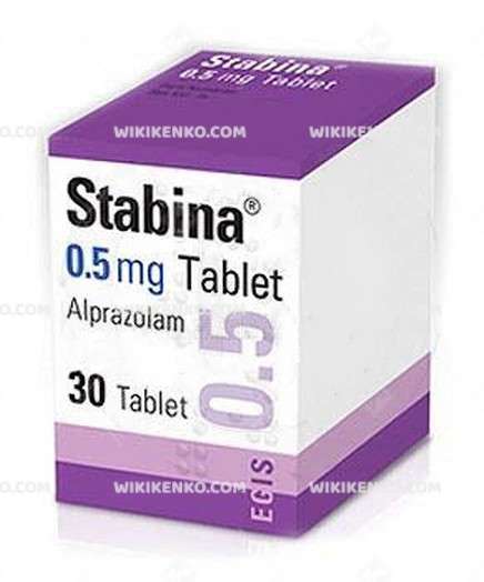 STABINA 0,5 MG 30 TABLET 1 STABINA 05 MG 30 TABLET 34729