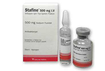 STAFINE 500 MG IV INFUZYON ICIN TOZ VE COZUCU ICEREN FLAKON 1 STAFINE 500 MG IV INFUZYON ICIN TOZ VE COZUCU ICEREN FLAKON 34734