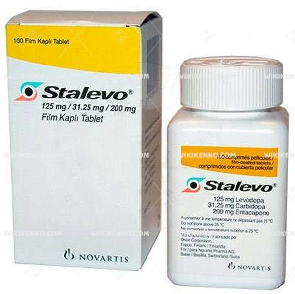 STALEVO 125/31,25/200 MG 100 FILM KAPLI TABLET 1 STALEVO 125 3125 200 MG 100 FILM KAPLI TABLET 34740