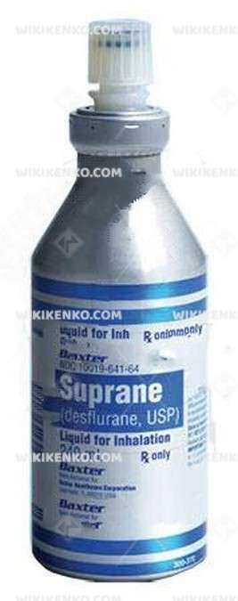 SUPRANE VOLATIL 240 ML SOLUSYON(DESFLURAN) 1 SUPRANE VOLATIL 240 ML SOLUSYONDESFLURAN 34801