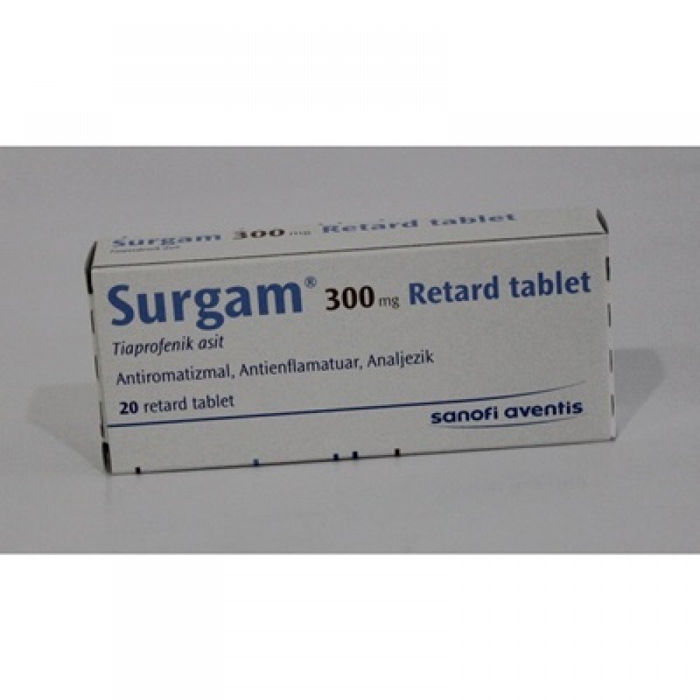 SURGAM RETARD 300 MG 20 TABLET 1 SURGAM RETARD 300 MG 20 TABLET 25654