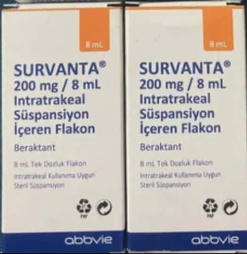 SURVANTA INTRATRAKEAL SUSPANSIYON 8 ML FLAKON 1 SURVANTA INTRATRAKEAL SUSPANSIYON 8 ML FLAKON 25655