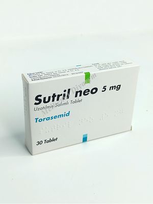 SUTRIL NEO 5 MG UZATILMIS SALIMLI TABLET (30 TABLET) 1 SUTRIL NEO 5 MG UZATILMIS SALIMLI TABLET 30 TABLET 25666