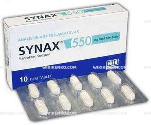 SYNAX FORTE 550 MG 10 FILM TABLET 1 SYNAX FORTE 550 MG 10 FILM TABLET 34837