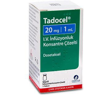 TADOCEL 20 MG/1 ML IV INFUZYONLUK KONSANTRE COZELTI (1 FLAKON) 1 TADOCEL 20 MG 1 ML IV INFUZYONLUK KONSANTRE COZELTI 1 FLAKON 25691