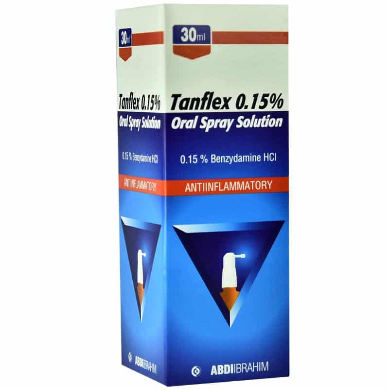 TANFLEX %0,15 ORAL SPREY 1 TANFLEX 015 ORAL SPREY 25731