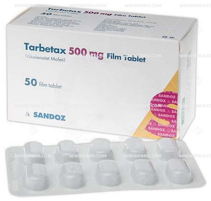 TARBETAX 500 MG 50 FILM TABLET 1 TARBETAX 500 MG 50 FILM TABLET 25750