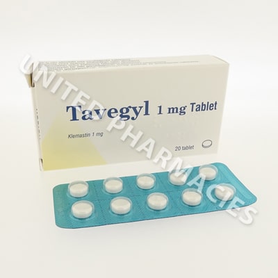 TAVEGYL 1 MG 20 TABLET 1 TAVEGYL 1 MG 20 TABLET 34912
