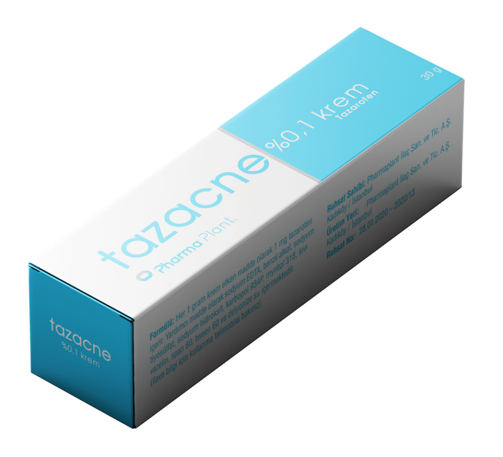 TAZACNE % 0,1 KREM 1 TAZACNE 01 KREM 25772
