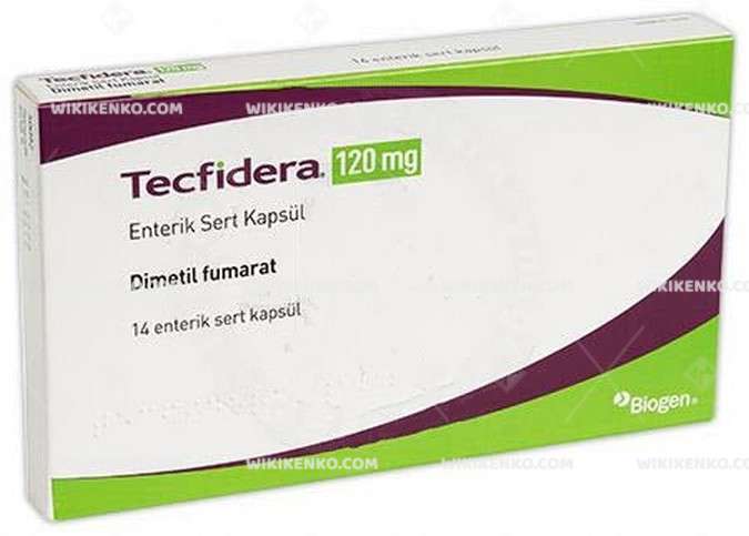 TECFIDERA 120 MG ENTERIK SERT KAPSUL (14 KAPSUL) 1 TECFIDERA 120 MG ENTERIK SERT KAPSUL 14 KAPSUL 25790