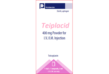 TEIPLACID 400 MG I.V./I.M ENJEKSIYONLUK COZELTI HAZIRLAMAK ICIN LIYOFILIZE TOZ VE COZUCU 1 TEIPLACID 400 MG I.V. I.M ENJEKSIYONLUK COZELTI HAZIRLAMAK ICIN LIYOFILIZE TOZ VE COZUCU 34934