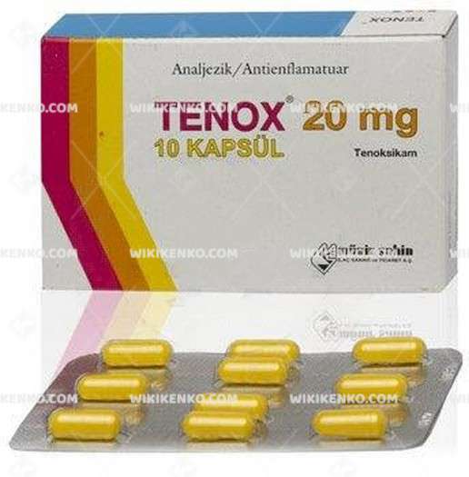 TENOX 20 MG 10 KAPSUL 1 TENOX 20 MG 10 KAPSUL 34983