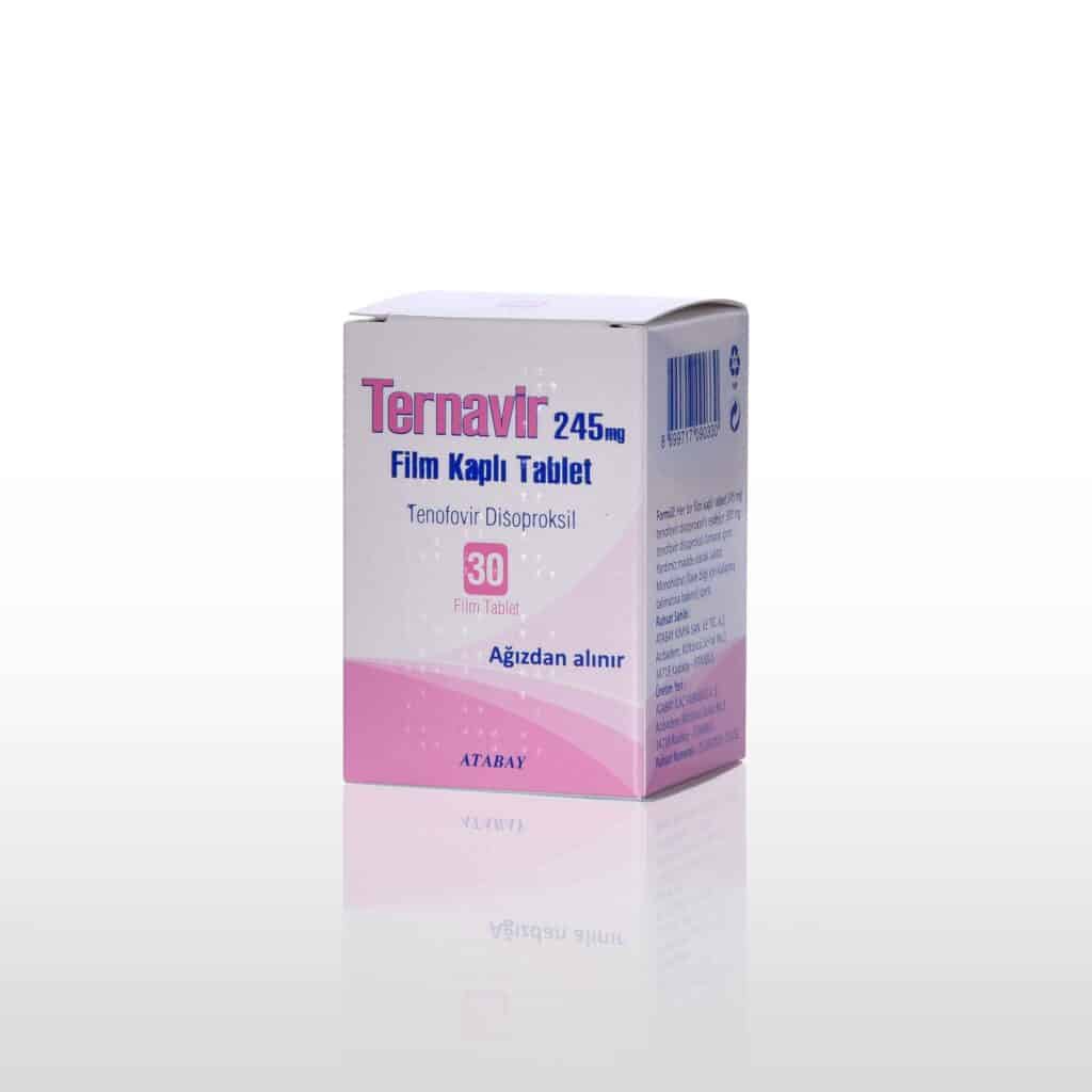 TERNAVIR 245 MG 30 FILM KAPLI TABLET 1 TERNAVIR 245 MG 30 FILM KAPLI TABLET 25886