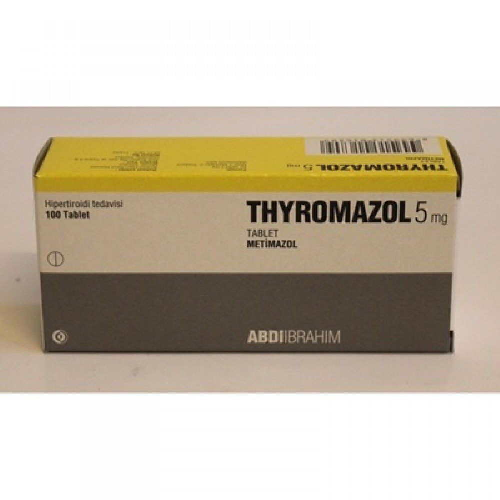 THYROMAZOL 5 MG 100 TABLET 1 THYROMAZOL 5 MG 100 TABLET 25918