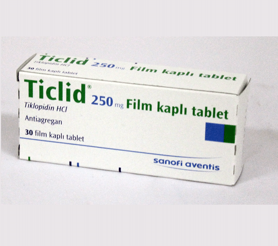 TICLID 250 MG 30 TABLET 1 TICLID 250 MG 30 TABLET 35081