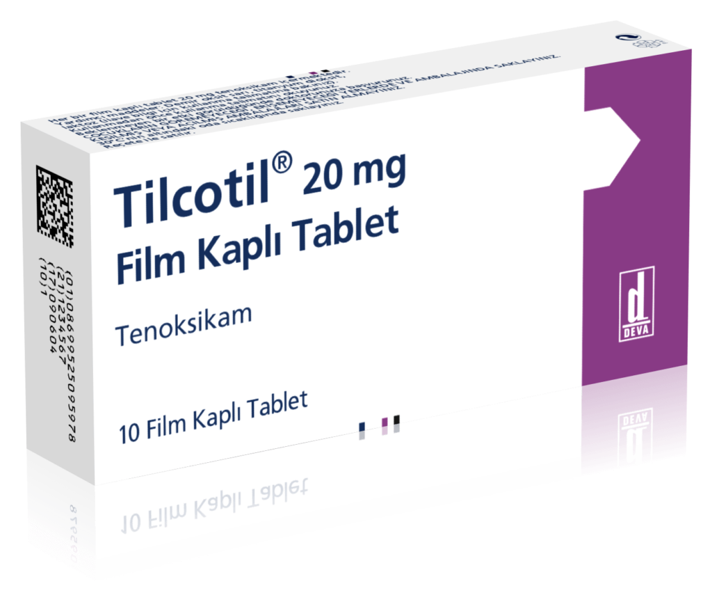 TILCOTIL 20 MG 10 FILM KAPLI TABLET 1 TILCOTIL 20 MG 10 FILM KAPLI TABLET 25926
