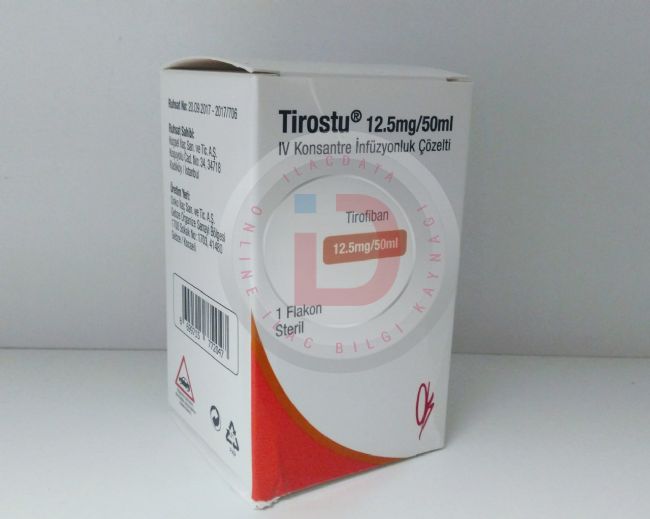 TIROSTU 12,5 MG/50 ML IV KONSANTRE INFUZYONLUK COZELTI (1 FLAKON) 1 TIROSTU 125 MG 50 ML IV KONSANTRE INFUZYONLUK COZELTI 1 FLAKON 25953