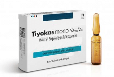 TIYOKAS 50 MG+4 MG/2 ML IM ENJEKSIYONLUK COZELTI (6 AMPUL) 1 TIYOKAS 50 MG4 MG 2 ML IM ENJEKSIYONLUK COZELTI 6 AMPUL 25959