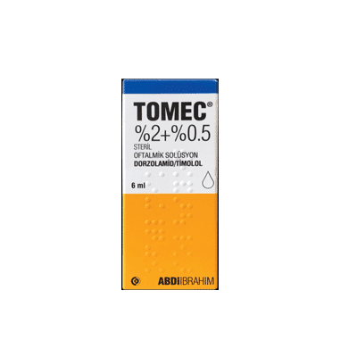 TOMEC %2 + %0.5 STERIL OFTALMIK SOLUSYON 6 ML 1 TOMEC 2 0.5 STERIL OFTALMIK SOLUSYON 6 ML 35159