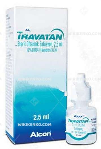 TRAVATAN 2,5 ML OFTALMIK SOLUSYON 1 TRAVATAN 25 ML OFTALMIK SOLUSYON 35210
