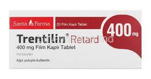 TRENTILIN RETARD 400 MG FILM KAPLI TABLET(20 FILM KAPLI TABLET) 1 TRENTILIN RETARD 400 MG FILM KAPLI TABLET20 FILM KAPLI TABLET 26031