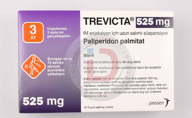 TREVICTA 525 MG IM ENJEKSIYON ICIN UZUN SALIMLI SUSPANSIYON 1 TREVICTA 525 MG IM ENJEKSIYON ICIN UZUN SALIMLI SUSPANSIYON 26039