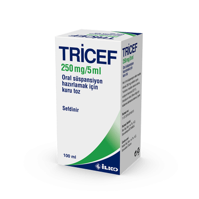 TRICEF 250 MG/5 ML ORAL SUSPANSIYON HAZIRLAMAK ICIN KURU TOZ 100 ML 1 TRICEF 250 MG 5 ML ORAL SUSPANSIYON HAZIRLAMAK ICIN KURU TOZ 100 ML 35238