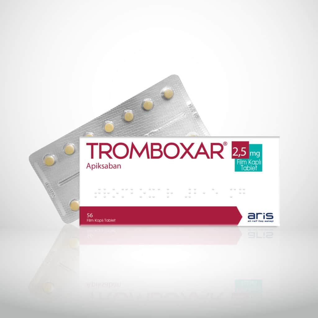 TROMBOXAR 2.5 MG FILM KAPLI TABLET (56 TABLET) 1 TROMBOXAR 2.5 MG FILM KAPLI TABLET 56 TABLET 26080