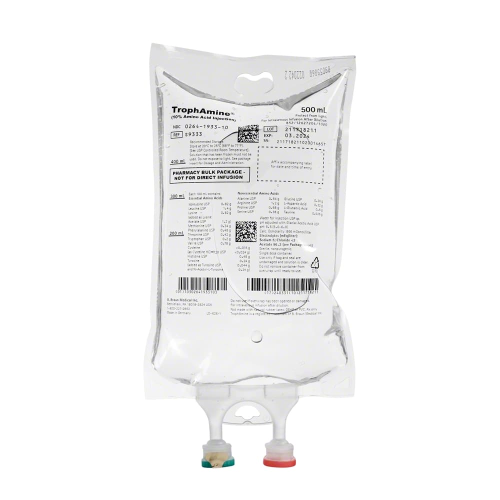 TROPHAMINE 500 ML(SETLI) 1 TROPHAMINE 500 MLSETLI 35264