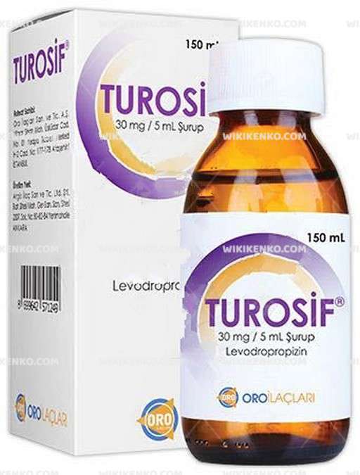 TUROSIF 30 MG/5 ML 150 ML SURUP 1 TUROSIF 30 MG 5 ML 150 ML SURUP 35280