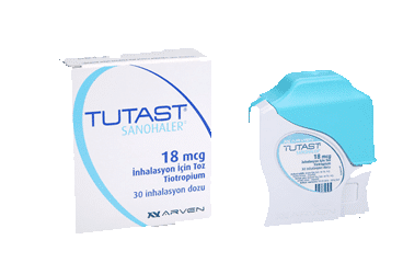 TUTAST SANOHALER 18 MCG INHALASYON ICIN TOZ (30 DOZ) 1 TUTAST SANOHALER 18 MCG INHALASYON ICIN TOZ 30 DOZ 35284