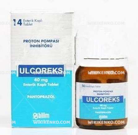 ULCOREKS 40 MG 14 ENTERIK KAPLI TABLET 1 ULCOREKS 40 MG 14 ENTERIK KAPLI TABLET 35319