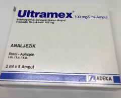 ULTRAMEX 100 MG/2ML ENJEKSIYONLUK COZELTI 1 ULTRAMEX 100 MG 2ML ENJEKSIYONLUK COZELTI 26147