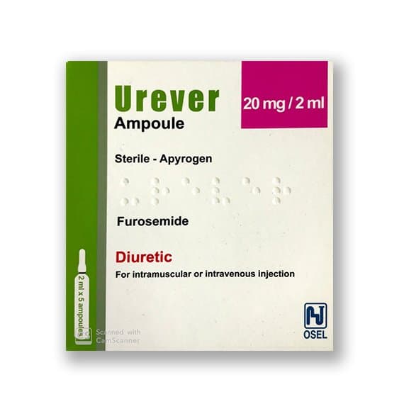 UREVER 20 MG 5 AMPUL 1 UREVER 20 MG 5 AMPUL 35402
