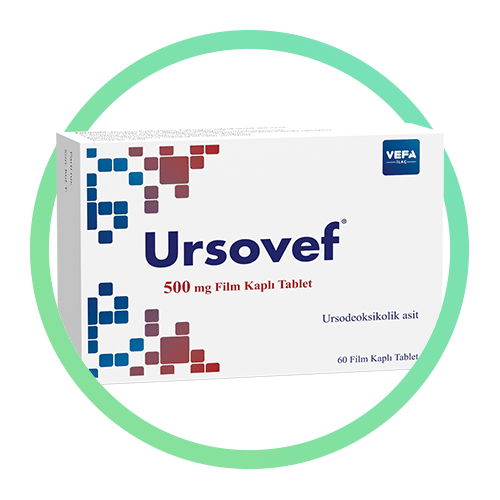 URSOVEF 500 MG 60 FILM KAPLI TABLET 1 URSOVEF 500 MG 60 FILM KAPLI TABLET 26206