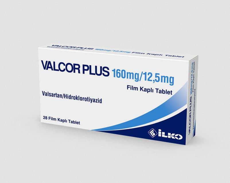 VALCOR PLUS 160 MG/25 MG FILM KAPLI TABLET 1 VALCOR PLUS 160 MG 25 MG FILM KAPLI TABLET 26216