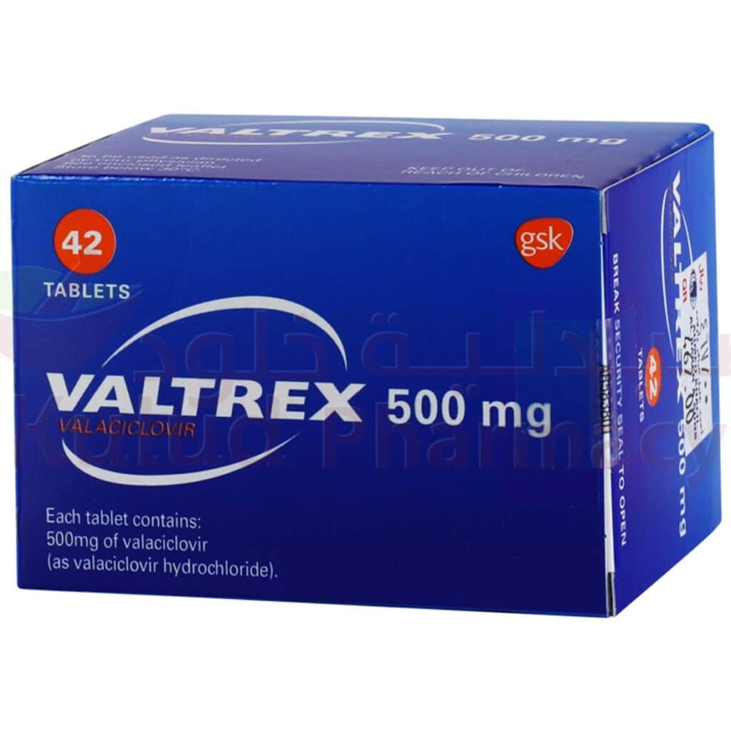 VALTREX 500 MG 42 TABLET 1 VALTREX 500 MG 42 TABLET 26228